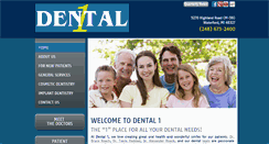 Desktop Screenshot of dental1online.com